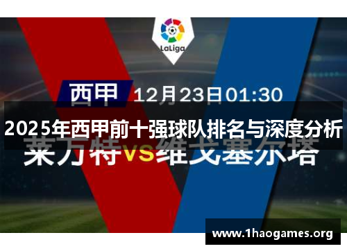 2025年西甲前十强球队排名与深度分析 2025年西甲前十强球队排名与深度分析