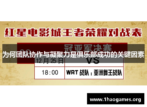 为何团队协作与凝聚力是俱乐部成功的关键因素 为何团队协作与凝聚力是俱乐部成功的关键因素